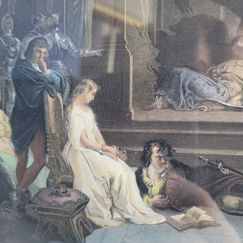 Charles Rolls, The Play Scene, Hamlet, Act III Scene II Shakespeare Framed Print - Picture 6 of 6